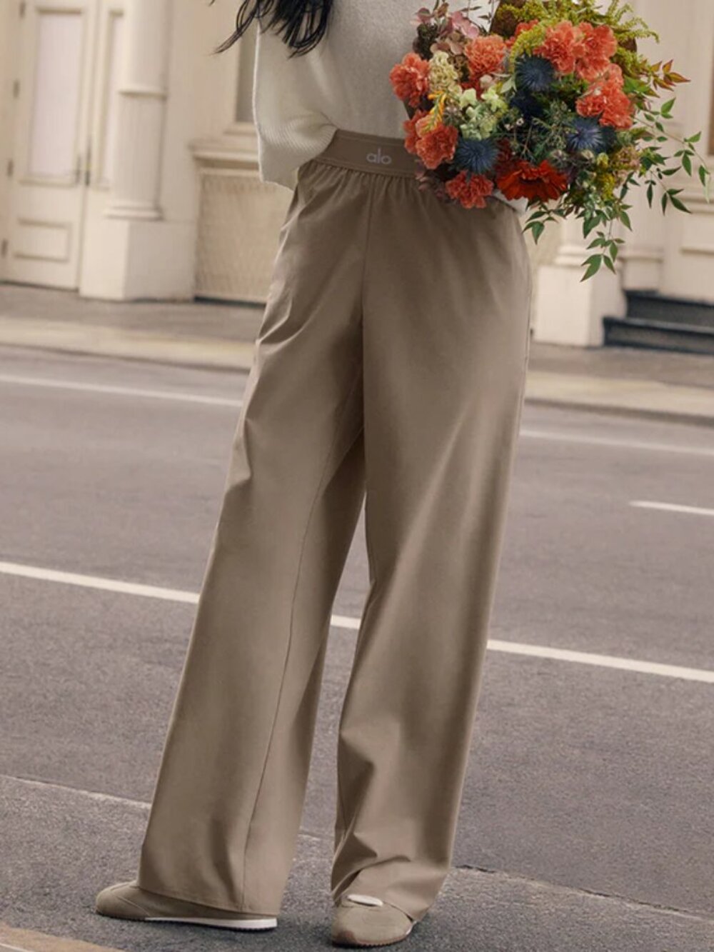 Alo Yoga Gravel Suit Up Pants Relaxed Fit(Regular)💖Minimal Effort/Maximum Style